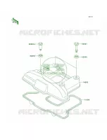 Cylinder Head Cover per Kawasaki KLR650 2012