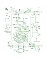 Cylinder Head per Kawasaki KLR650 2012
