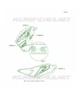 DecalsEbonyEDFCAUS per Kawasaki KLR650 2012