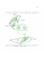 DecalsGreenEDF per Kawasaki KLR650 2012