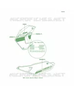 DecalsGreenEES per Kawasaki KLR650 2012