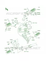 Footrests per Kawasaki KLR650 2012