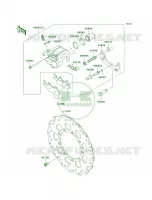 Front Brake per Kawasaki KLR650 2012