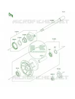 Front Hub per Kawasaki KLR650 2012