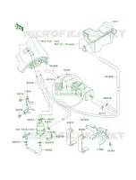 Fuel Evaporative SystemCA per Kawasaki KLR650 2012