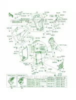 RadiatorEBF EEF per Kawasaki KLR650 2012