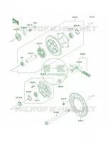 Rear HubECF EES per Kawasaki KLR650 2012