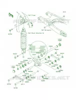 Rear Suspension per Kawasaki KLR650 2012