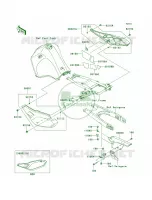 Side CoversChain CoverEBFECF per Kawasaki KLR650 2012