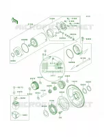 Starter Motor per Kawasaki KLR650 2012
