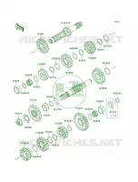 Transmission per Kawasaki KLR650 2012