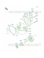 Water Pump per Kawasaki KLR650 2012