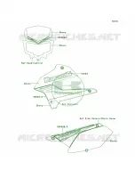 DecalsEbonyTAF per Kawasaki KLX250S 2011