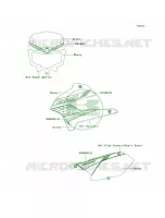 DecalsGreenTCF per Kawasaki KLX250S 2011