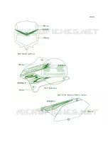 DecalsWhiteTDF per Kawasaki KLX250S 2011