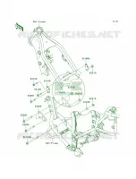 Engine Mount per Kawasaki KLX250S 2011