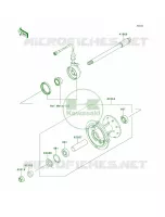 Front Hub per Kawasaki KLX250S 2011