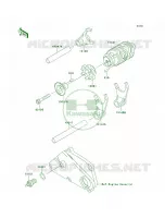 Gear Change DrumShift Forks per Kawasaki KLX250S 2011