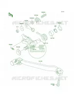 Gear Change Mechanism per Kawasaki KLX250S 2011