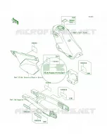 Labels per Kawasaki KLX250S 2011