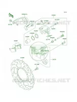 Rear Brake per Kawasaki KLX250S 2011