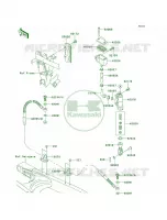Rear Master Cylinder per Kawasaki KLX250S 2011