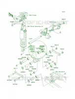 Rear Suspension per Kawasaki KLX250S 2011