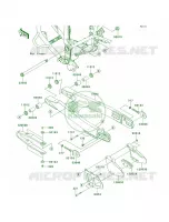 Swingarm per Kawasaki KLX250S 2011