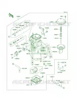 CarburetorEAFCA per Kawasaki KLR650 2010