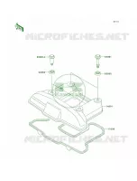 Cylinder Head Cover per Kawasaki KLR650 2010