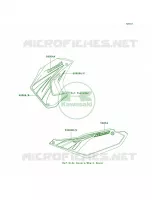 DecalsBlueEAF per Kawasaki KLR650 2010