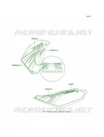 DecalsEbonyE9F per Kawasaki KLR650 2010