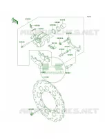 Front Brake per Kawasaki KLR650 2010