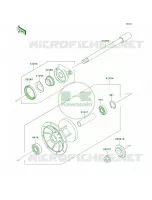 Front Hub per Kawasaki KLR650 2010