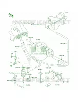 Fuel Evaporative SystemE9FEAF per Kawasaki KLR650 2010