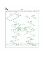 Owner's Tools per Kawasaki KLR650 2010