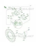 Rear Brake per Kawasaki KLR650 2010