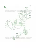 Water Pump per Kawasaki KLR650 2010