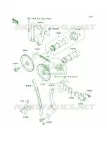 CamshaftsTensioner per Kawasaki KLR650 2009