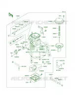 CarburetorEAFCA per Kawasaki KLR650 2009