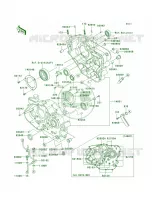 Crankcase per Kawasaki KLR650 2009