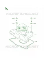 Cylinder Head Cover per Kawasaki KLR650 2009