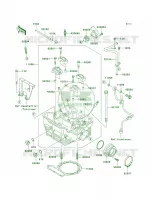 Cylinder Head per Kawasaki KLR650 2009