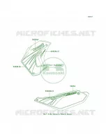 DecalsBlueEAF per Kawasaki KLR650 2009