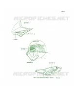 DecalsGreenE8F per Kawasaki KLR650 2009