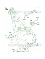 Engine Mount per Kawasaki KLR650 2009