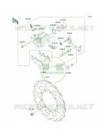 Front Brake per Kawasaki KLR650 2009