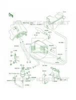 Fuel Evaporative SystemE8F per Kawasaki KLR650 2009