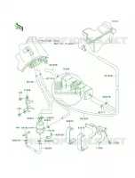 Fuel Evaporative SystemE9FEAF per Kawasaki KLR650 2009