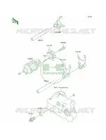 Gear Change DrumShift Forks per Kawasaki KLR650 2009
